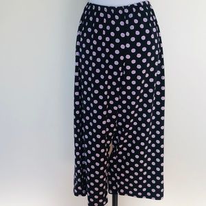 Sleep Pants Pink Black Polka Dots BUMBLE B Large